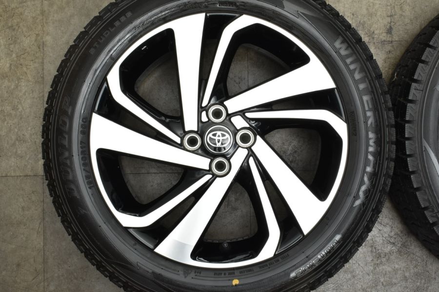 【美品 バリ溝】トヨタ ライズ Z 純正 17in 6J +40 PCD100 ダンロップ ウィンターマックス WM02 195/60R17 ロッキー  レックス 流用も