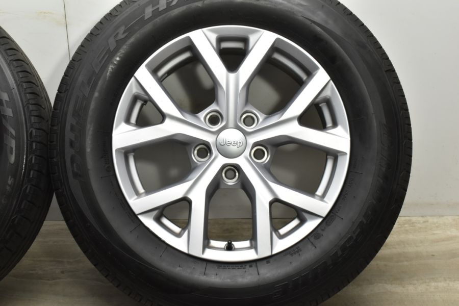 バリ溝】ジープ グランドチェロキー 純正 18in 8J +50 PCD127