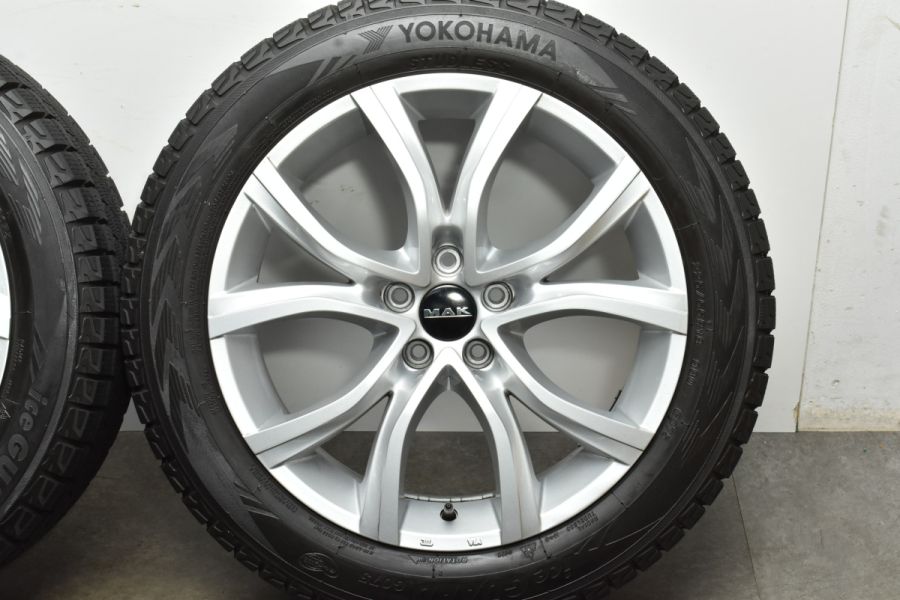 プジョー シトロエン専用設計品】MAK アンチバス 18in 8J +50 PCD108 ヨコハマ アイスガード G075 225/55R18  3008 5008 C5 エアクロス 中古 スタッドレスタイヤホイールセット | パーツ販売ナンバーワン