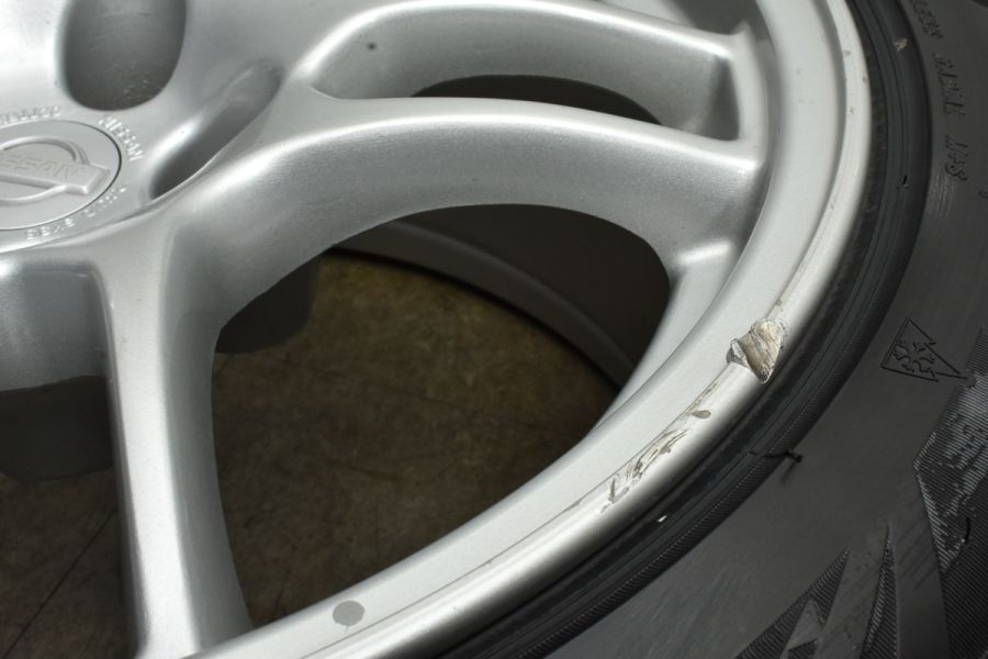 日産 33 GT-R 純正ホイール 17インチ 9J +30 2本 HF805付 日産 - 日産33GTR純正ホイール2本 17インチ 9j+30の通販 by