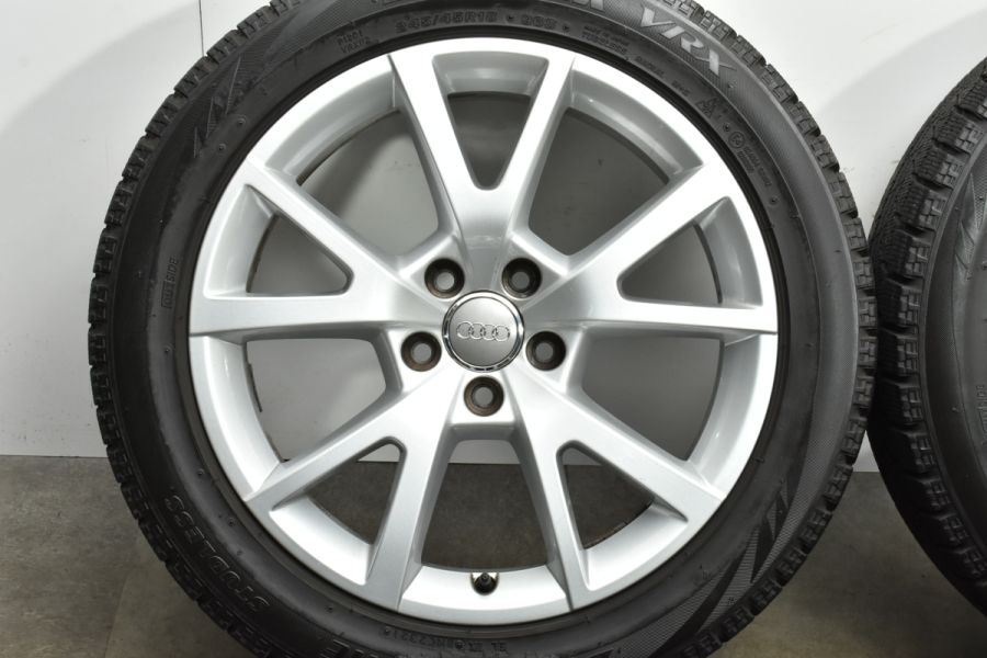 バリ溝】アウディ 4G A6 純正 18in 7.5J +37 PCD112