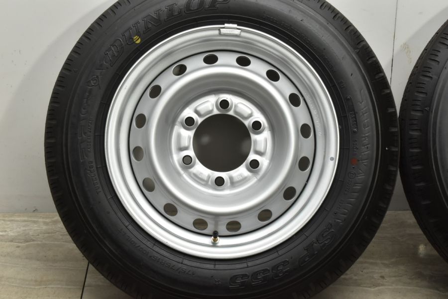 新車外し】トヨタ ダイナ 純正 15in 5J ＋30 PCD139.7 ダンロップ SP355 175/75R15 103/101L LT  トヨエース 納車外し バリ溝 美品 中古 タイヤホイールセット | パーツ販売ナンバーワン