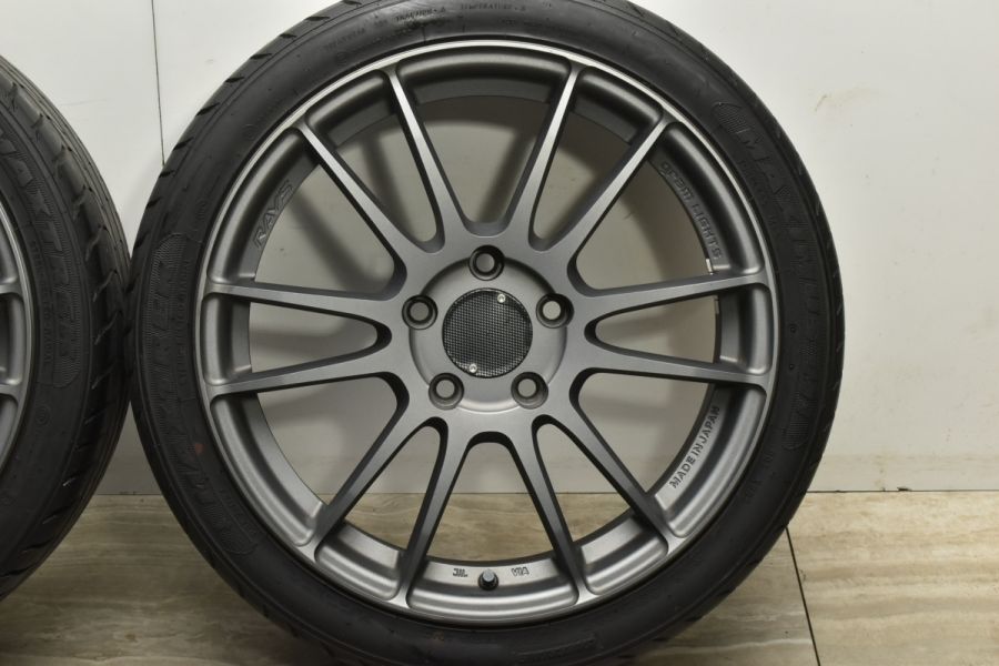 美品】RAYS レイズ グラムライツ 57エクストリーム 17in 7J +50 PCD114.3 215/40R17 NC ロードスター アコード  スイフトスポーツ 中古 タイヤホイールセット | パーツ販売ナンバーワン