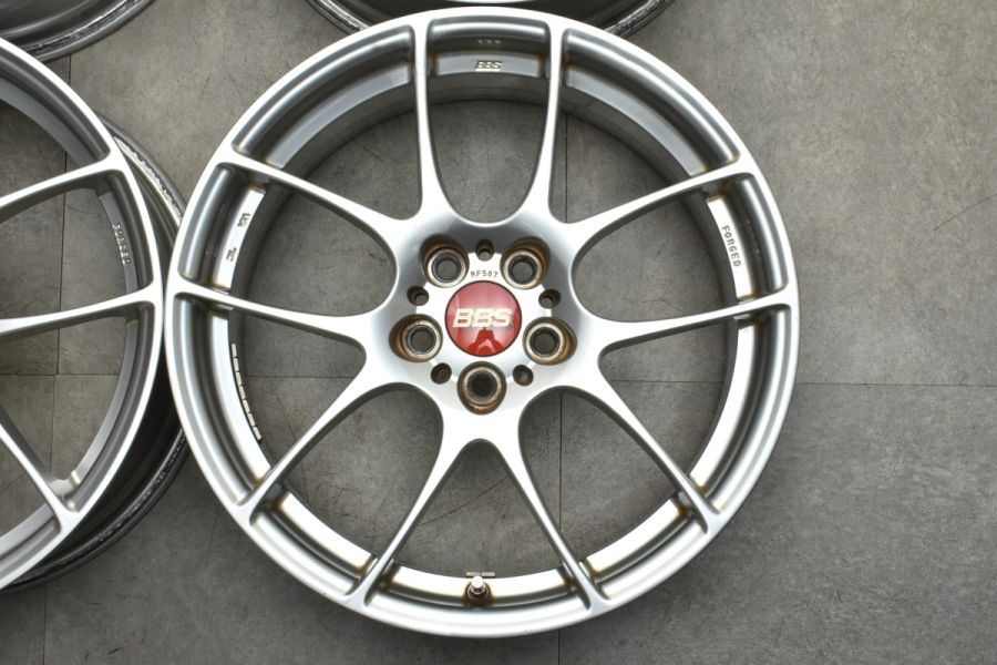 鍛造品】BBS RF507 17in 7J +48 PCD100 4本 VW ポロ 86 プリウス カローラ スポーツ ツーリング インプレッサ  レガシィ BRZ FORGED 中古 ホイールのみ | パーツ販売ナンバーワン