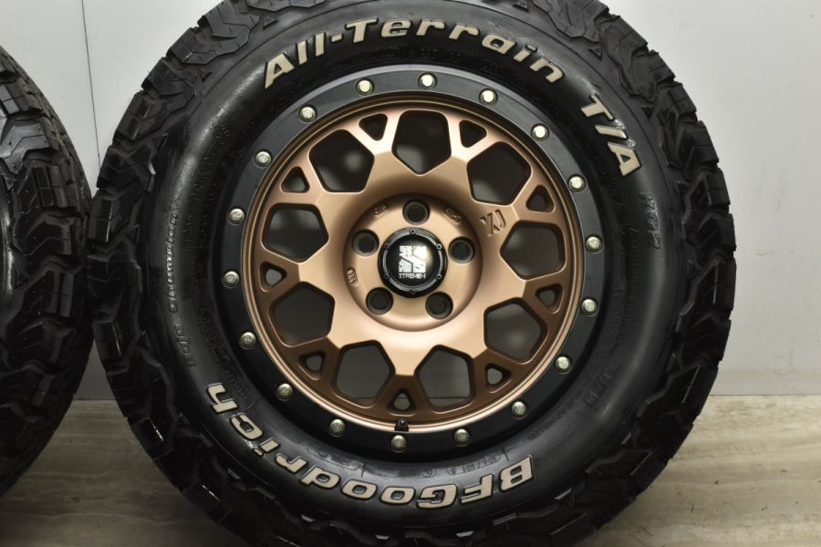 バリ溝 美品】エクストリームJ XJ04 16in 7J +35 PCD114.3 BFグッド