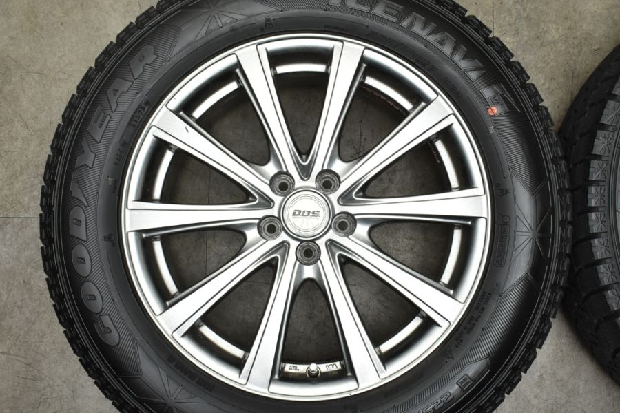 グッドイヤーアイスナビ5穴225/60R17スバルフォレスター スタッドレス バリ山 5H 7Ｊ グッドイヤーアイスナビ5穴225/60R17スバルフォレスター スタッドレス