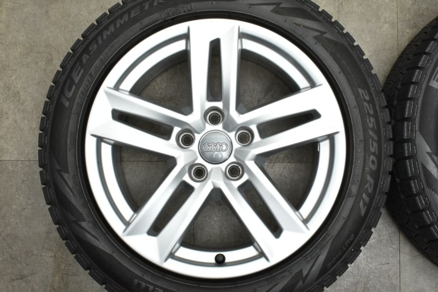 美品 スタッドレスセット】アウディ A4 純正 17in 7J +42 PCD112