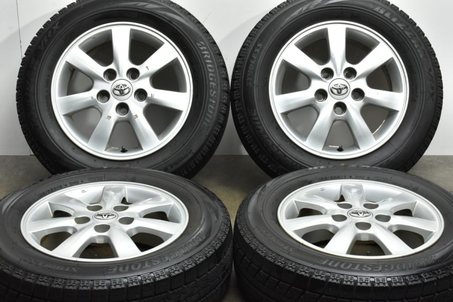 バリ溝】トヨタ アイシス 純正 15in 6J +50 PCD114.3 ブリヂストン ブリザック VRX 195/65R15 ノア ヴォクシー  エスクァイア 交換用 中古 スタッドレスタイヤホイールセット | パーツ販売ナンバーワン