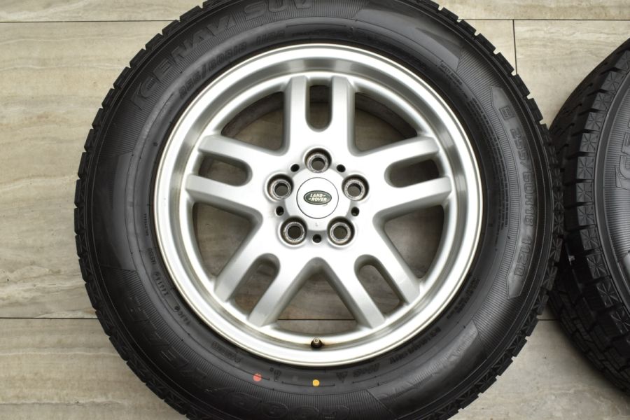 【正規品】ランドローバー レンジローバー 純正 18in 7.5J +53 PCD120 グッドイヤー アイスナビSUV 255/60R18  品番:6750317-7