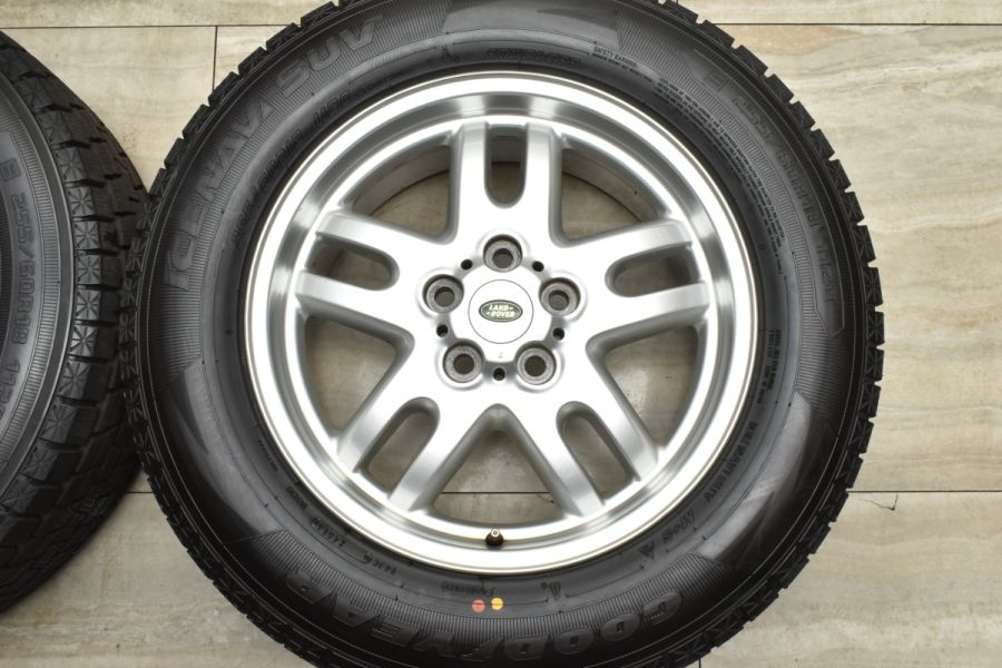 【正規品】ランドローバー レンジローバー 純正 18in 7.5J +53 PCD120 グッドイヤー アイスナビSUV 255/60R18  品番:6750317-7