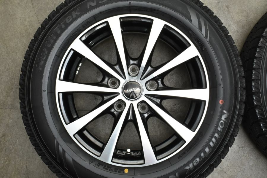 バリ溝】ラフィット 15in 6J +43 PCD114.3 ノーストレック N3i 195/65R15 ノア ヴォクシー ステップワゴン セレナ  アクセラ 中古 スタッドレスタイヤホイールセット | パーツ販売ナンバーワン