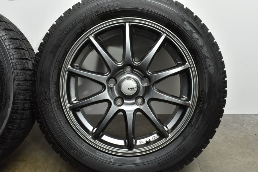 SPORT ABELIA 16in 6.5J +53 トーヨー ガリット G5 205/60R16 ノア