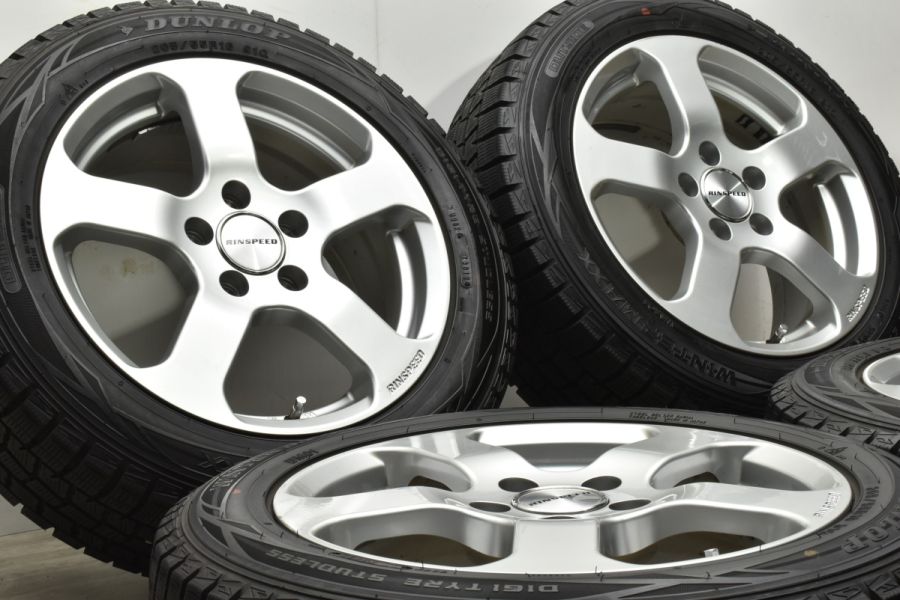 バリ溝】RINSPEED 16in 7J +50 PCD112 ダンロップ ウインターマックス 