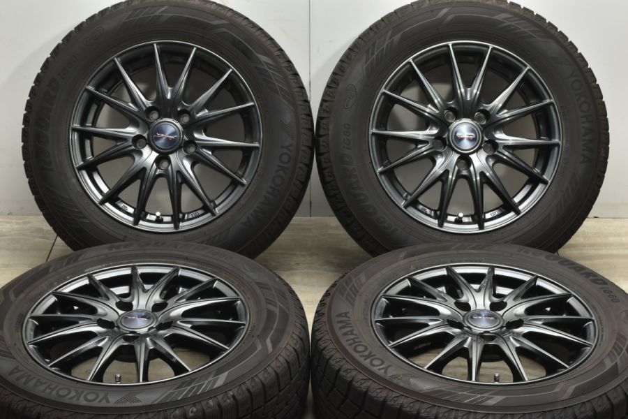 ホイール美品】VELVA 15in 6J +43 PCD114.3 ヨコハマ アイスガード iG60 195/65R15 ノア ヴォクシー セレナ  プレマシー アクセラ 中古 スタッドレスタイヤホイールセット | パーツ販売ナンバーワン