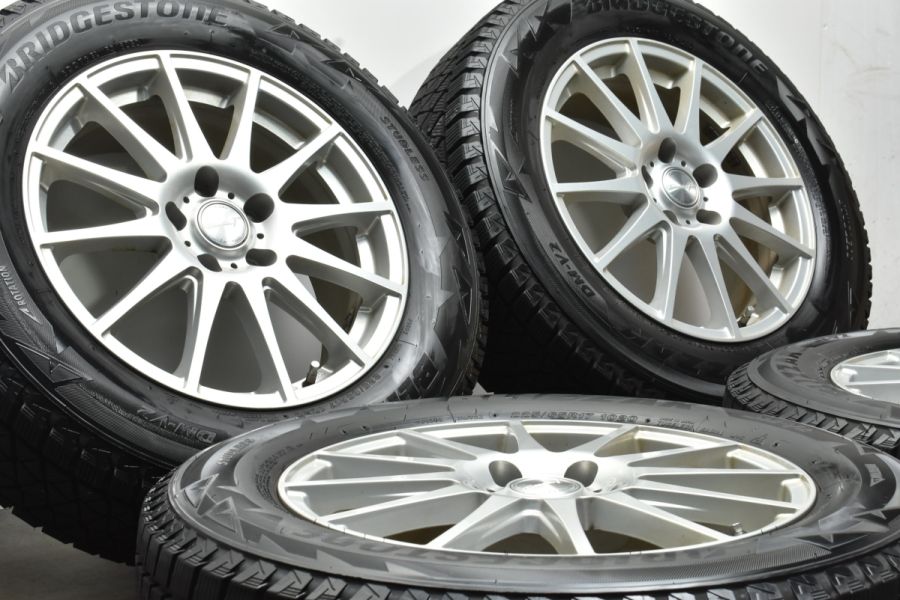 【バリ溝】ラストラーダ ティラード 17in 7J +45 PCD114.3 ブリヂストン ブリザック DM-V2 225/65R17 エクストレイル  CR-V CX-8 CX-5