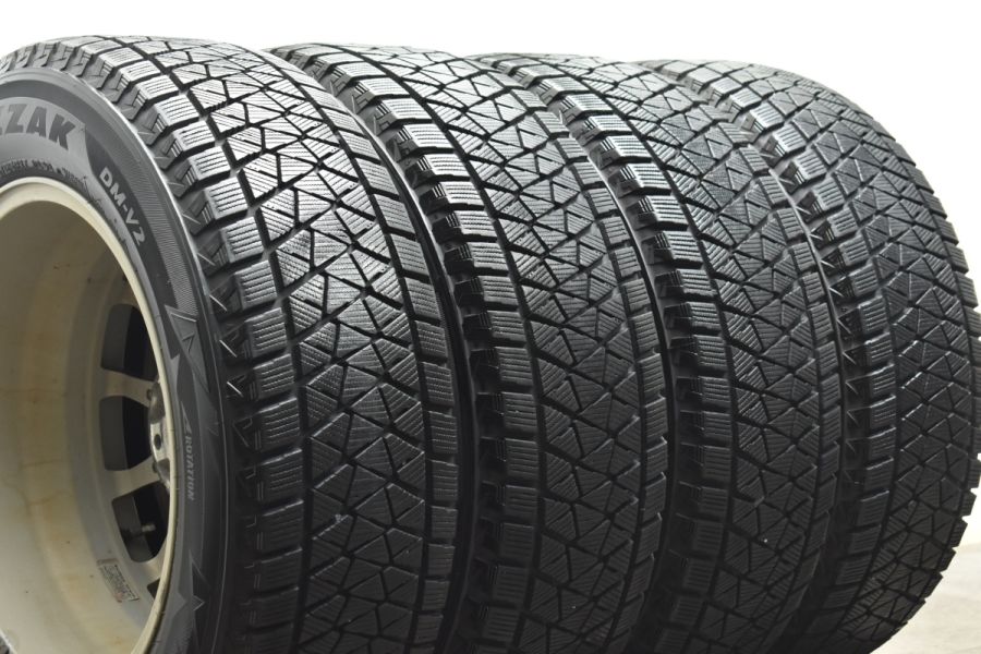 【バリ溝】ラストラーダ ティラード 17in 7J +45 PCD114.3 ブリヂストン ブリザック DM-V2 225/65R17 エクストレイル  CR-V CX-8 CX-5