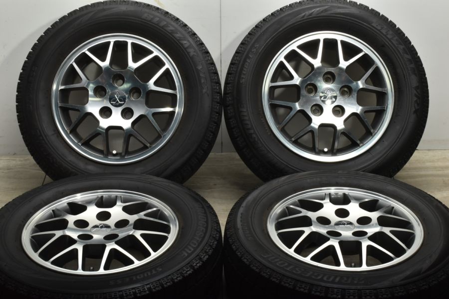 ミツビシ シャリオグランディス 純正 15in 6J +46 PCD114.3 ブリヂストン ブリザック VRX 205/65R15 交換用  ノーマル戻し 中古 スタッドレスタイヤホイールセット | パーツ販売ナンバーワン