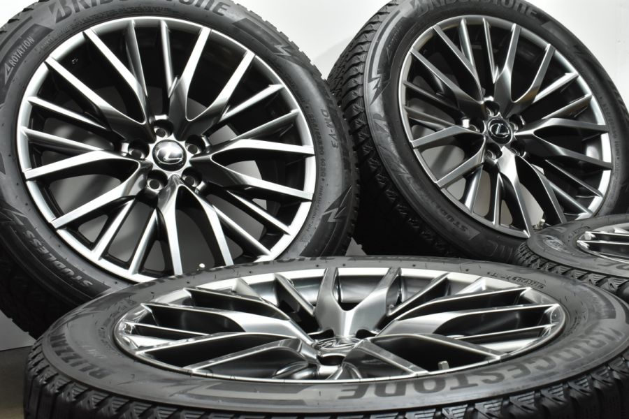 美品】レクサス RX Fスポーツ 純正 20in 8J +30 PCD114.3 ブリヂストン ブリザック DM-V3 235/55R20  スタッドレス バージョンL 中古 スタッドレスタイヤホイールセット | パーツ販売ナンバーワン