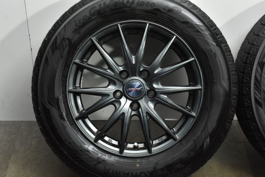 美品】Weds VELVA 16in 6.5J +40 PCD114.3 ヨコハマ アイスガード iG60  