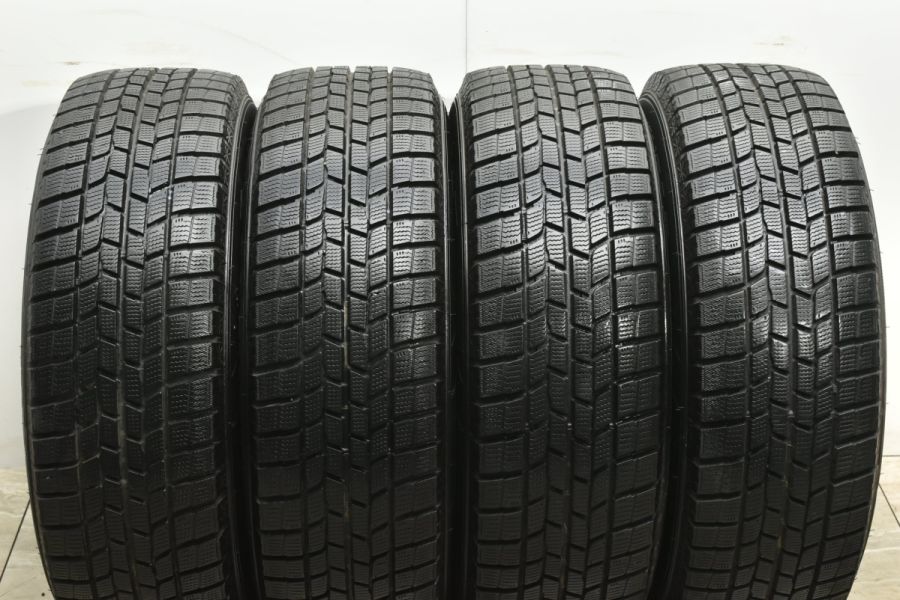 【バリ溝 美品】ロクサーニスポーツ 16in 6.5J +53 PCD114.3 グッドイヤー アイスナビ6 215/65R16 エルグランド  CX-30 MX-30 ヴェゼル