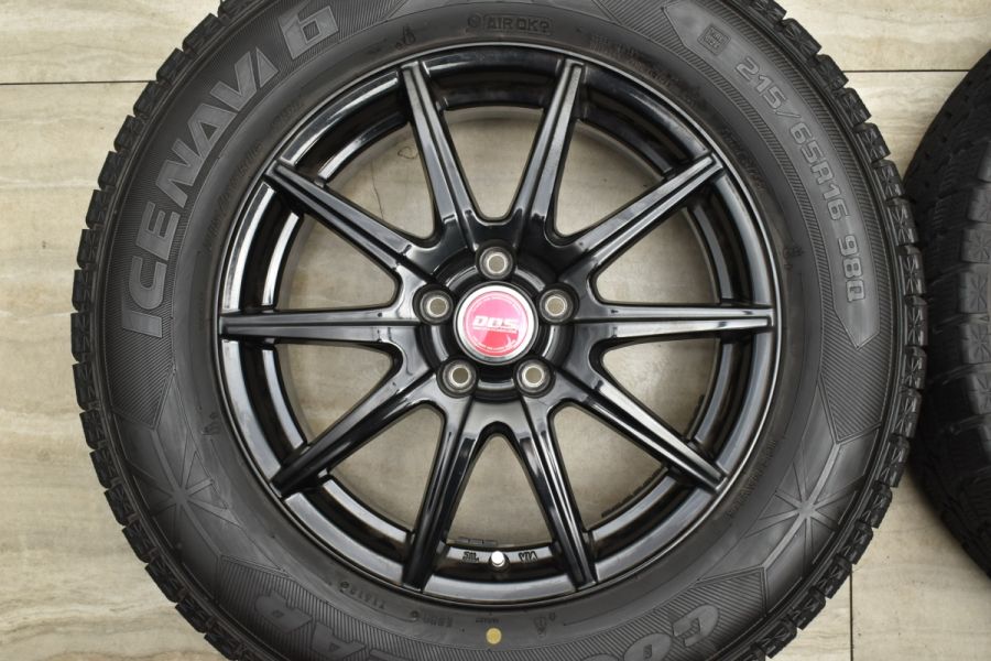 【良好品】DOS 16in 6J +43 PCD100 グッドイヤー アイスナビ6 215/65R16 XV SHフォレスター 交換用 バドックス  BADX