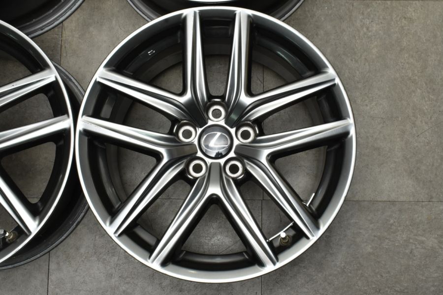 良好品】レクサス IS Fスポーツ 純正 18in 8J+45 8.5J+50 PCD114.3 4本