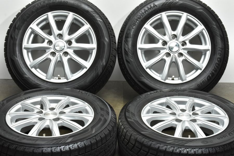 【YOKOHAMA ice GUARD iG60 195/65R15】スタッドレス【Weds JOKER 15インチ 6J5HPCD114.3+53】バリ溝 ノア ヴォクシー等　(TH438) クレジットカード QR決済可能 YOKOHAMA ice GUARD iG60 195/65R15】スタッドレス【Weds JOKER 15
