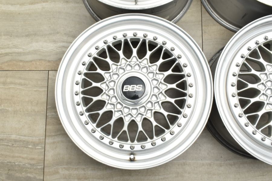 超希少品】BBS RS RS320 RS321 17in 8J +43 9J +40 PCD114.3 4本 レクサス IS GS クラウン  マークII アリスト セルシオ ソアラ メッシュ 中古 ホイールのみ | パーツ販売ナンバーワン