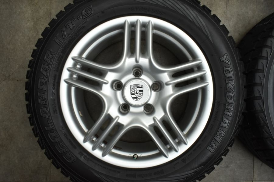 正規品】ポルシェ 955 カイエン S/ターボ 純正 BBS製 RD153 18in 8J +57 PCD130 ヨコハマ 255/55R18  7L5601025A ノーマル戻し 中古 スタッドレスタイヤホイールセット | パーツ販売ナンバーワン