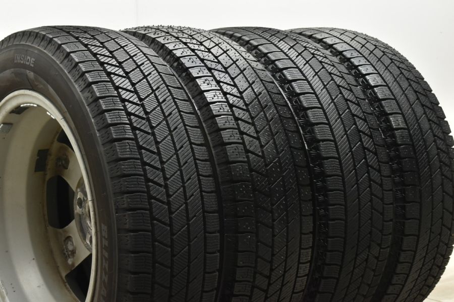 【2022年製 バリ溝 VRX3付】トヨタ スペイド 純正 15in 5J +39 PCD100 ブリヂストン ブリザック 175/65R15 アクア  ヴィッツ iQ ポルテ