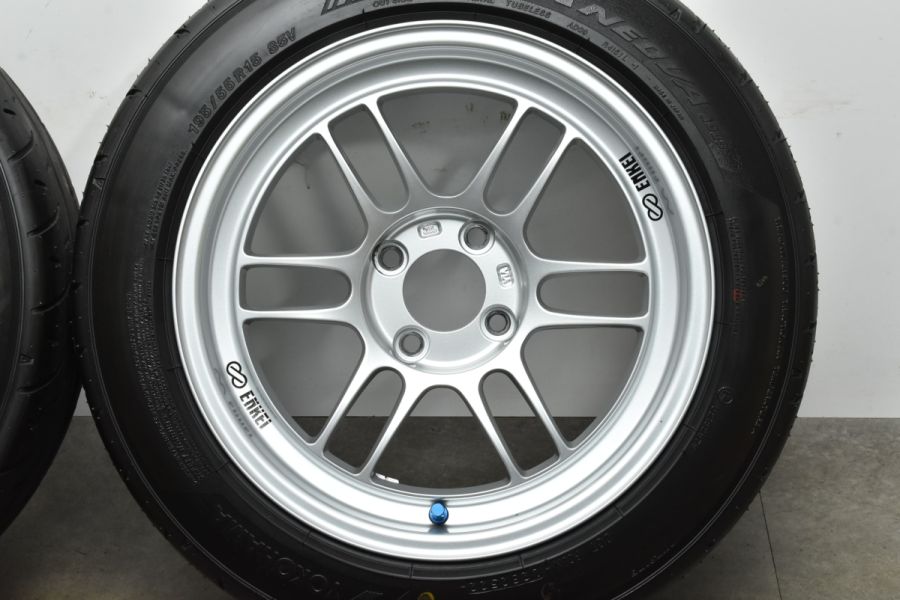 ロードスター等 ENKEI RPF1RS☆８Jx15+28 4/100☆ NEOVA ストア AD09 195/55R15