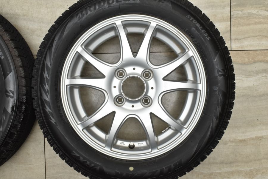 軽自動車サイズ】FANG 14in 4.5J +45 ブリヂストン ブリザック VRX2 155/65R14 N-BOX N-ONE ワゴンR アルト  タント ムーヴ 中古 スタッドレスタイヤホイールセット | パーツ販売ナンバーワン