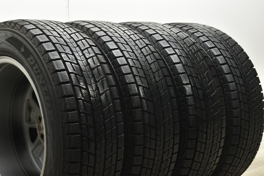 【美品】スバル SJ フォレスター 純正 17in 7J +48 PCD100 ダンロップ ウィンターマックス SJ8 225/60R17 XV 流用  ノーマル戻し