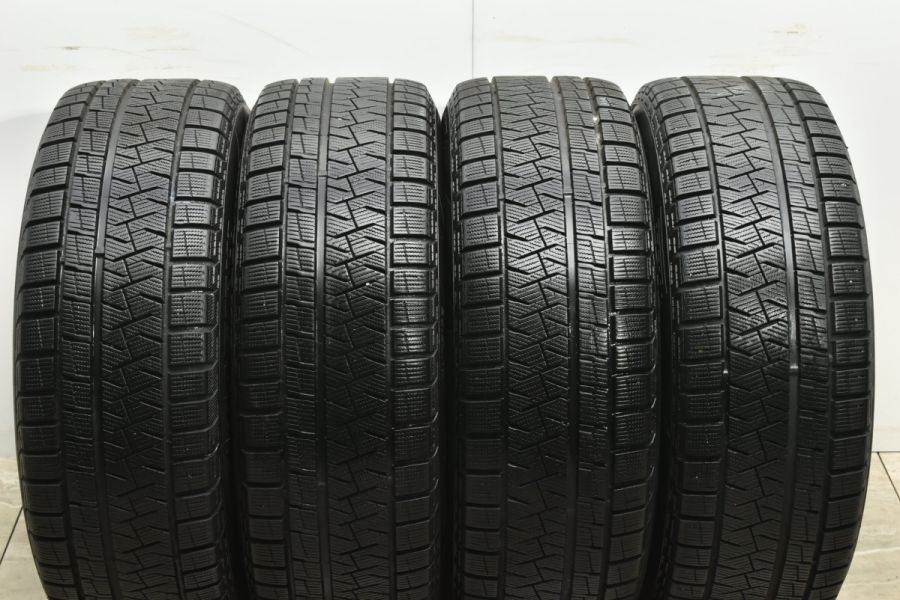 【バリ溝 美品】ストレンジャー 17in 7J +48 PCD114.3 ピレリ アイスアシンメトリコ 215/50R17 キックス スタッドレス  交換用