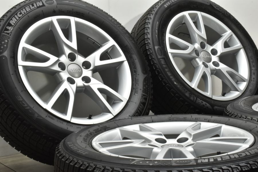 美品 正規品】アウディ 8U Q3 純正 17in 6.5J +33 PCD112 ミシュラン X-ICE3 215/60R17  品番:8U0071497 交換用 ノーマル戻し 中古 スタッドレスタイヤホイールセット | パーツ販売ナンバーワン