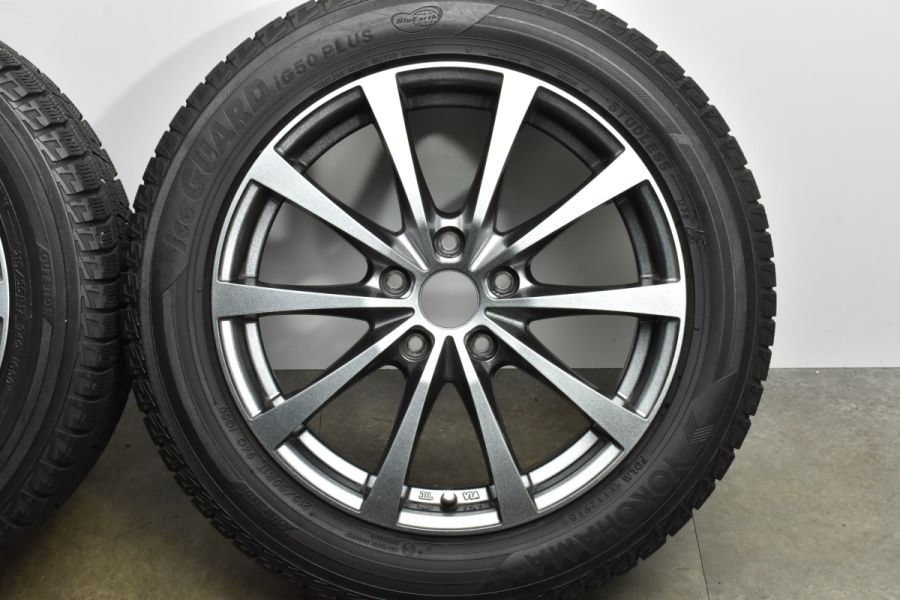 美品】エクシーダー E05 17in 7J +55 PCD114.3 ヨコハマ アイスガード