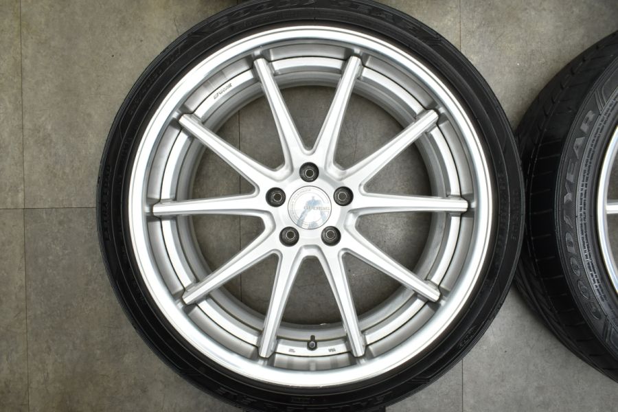 人気商品】WORK グノーシス CV201 20in 9J +25 PCD114.3 グッドイヤー イーグル LS EXE 245/40R20  アルファード シーマ フーガ 2ピース 中古 タイヤホイールセット | パーツ販売ナンバーワン