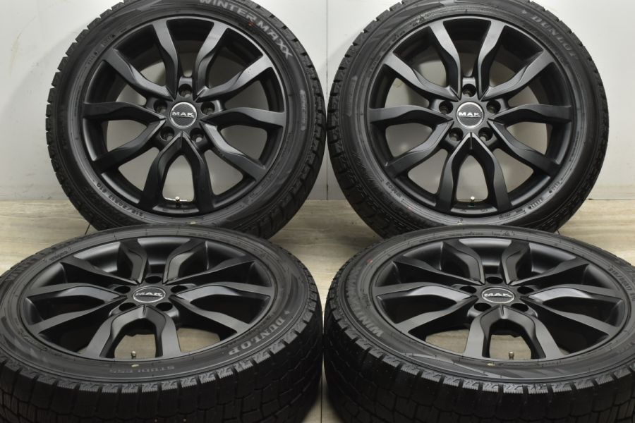 バリ溝】MAK KOLN 17in 7J +45 PCD114.3 ダンロップ ウィンターマックス WM02 215/50R17 プリウスα リーフ  レヴォーグ MAZDA3 中古 スタッドレスタイヤホイールセット | パーツ販売ナンバーワン