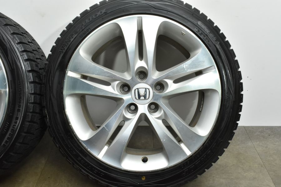 程度良好品】ホンダ アコード 純正 18in 8J +55 PCD114.3 ダンロップ ウインターマックス WM01 235/45R18 オデッセイ  クラリティ 中古 スタッドレスタイヤホイールセット | パーツ販売ナンバーワン