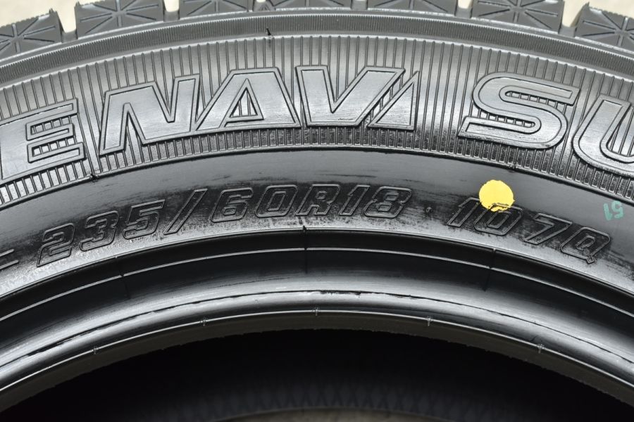 【2023年製 未走行 超バリ溝】グッドイヤー アイスナビ SUV 235/60R18 4本 レクサス NX エクストレイル CX-60  アウトランダー XC60 XC90