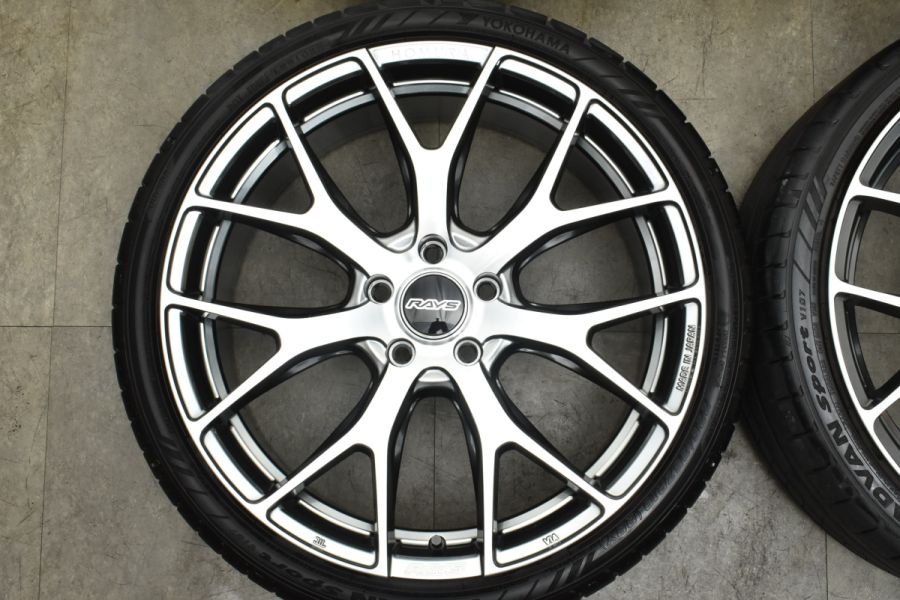 人気ホイール】RAYS HOMURA 2×7FT 19in 8J +45 PCD112 ヨコハマ アドバンスポーツ V107 225/35R19  バリ溝 VW ゴルフ アウディ A3 S3 中古 タイヤホイールセット | パーツ販売ナンバーワン