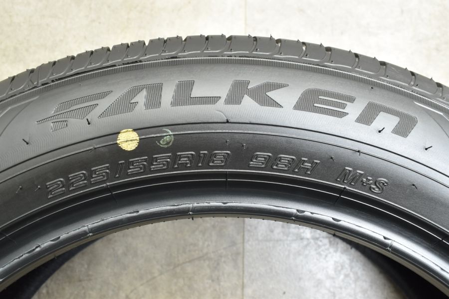 2023年製 新車外し バリ溝】ファルケン FALKEN ZIEX ZE001 A/S 225/55R18 4本 エクストレイル エルグランド  アウトランダー デリカD:5 中古 タイヤのみ | パーツ販売ナンバーワン