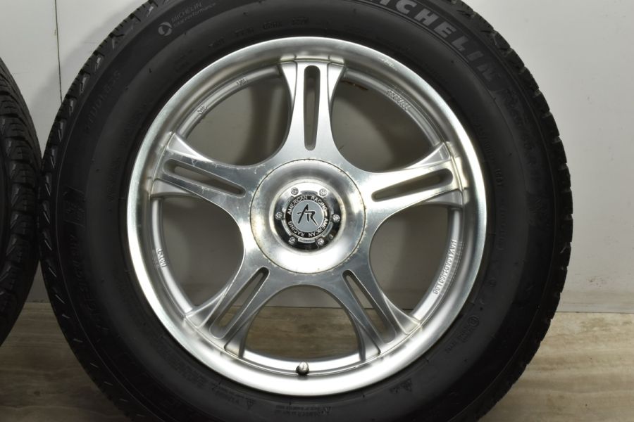 希少サイズ バリ溝】AR95 ESTRELLA 17in 7.5J+40 PCD110/115 ミシュラン X-ICE SNOW SUV  235/60R17 シボレー キャプティバ 中古 スタッドレスタイヤホイールセット | パーツ販売ナンバーワン