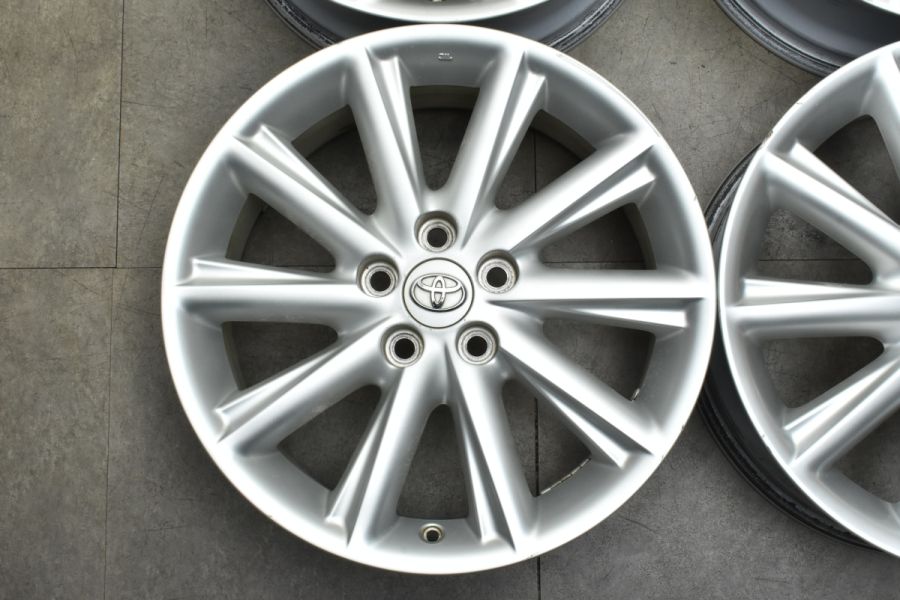 トヨタ SAI 純正 7j+39 114.3-5h 溝有 ブリヂストンポテンザRE050A 215/45R18 プリウスαノアヴォクシーイプサム等 車検 流用などに トヨタSAI純正ホイール4本セット 7J18インチ5穴 PCD114.3+39 - メルカリ
