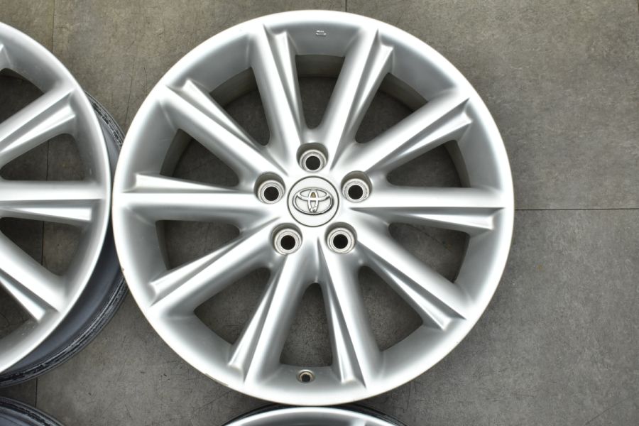 トヨタSAI純正ホイール　送料込み DUNLOP（ダンロップ） 中古 4本 トヨタ SAI 純正 前期 18インチ + 7分