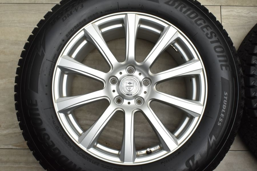 BSブリザック スタッドレス バリ溝 4本 235/65R18 18インチ×7.5J +53