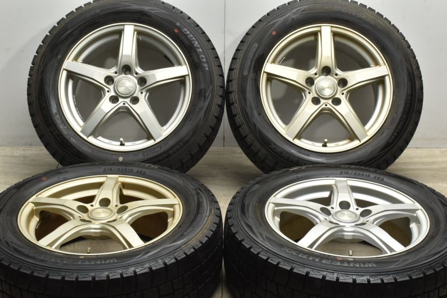 215/60R16 VIOLENTO スタッドレスタイヤ ホイール4本セット