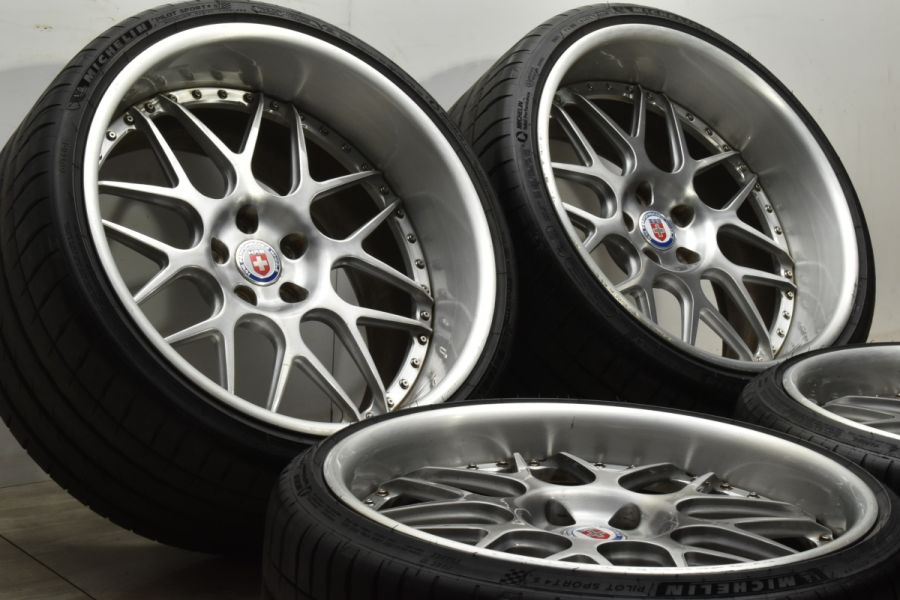 【アメ鍛 バリ溝】HRE 590RS 20in 9.5J +23 11J +10 PCD112 ミシュラン パイロットスポーツ4S 255/30R20  305/25R20 ベンツ SL SLS PS4S