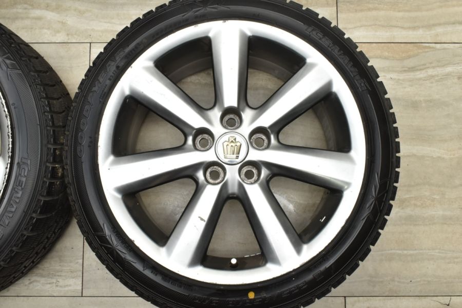 バリ溝】トヨタ 180 クラウンアスリート 純正 18in 7J +50 ハイグロス