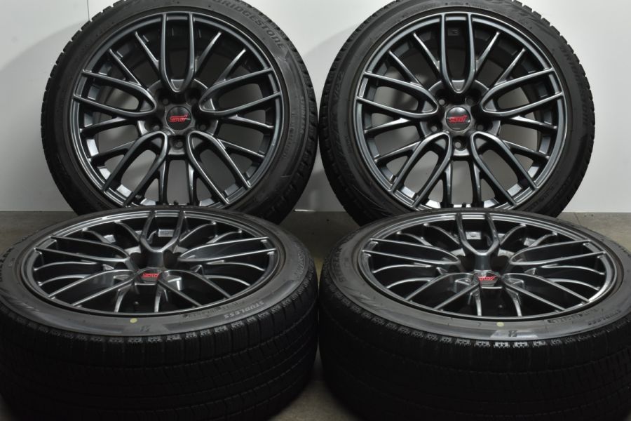 美品】スバル VAB WRX STi 純正 18in 8.5J +55 PCD114.3 ブリヂストン ...